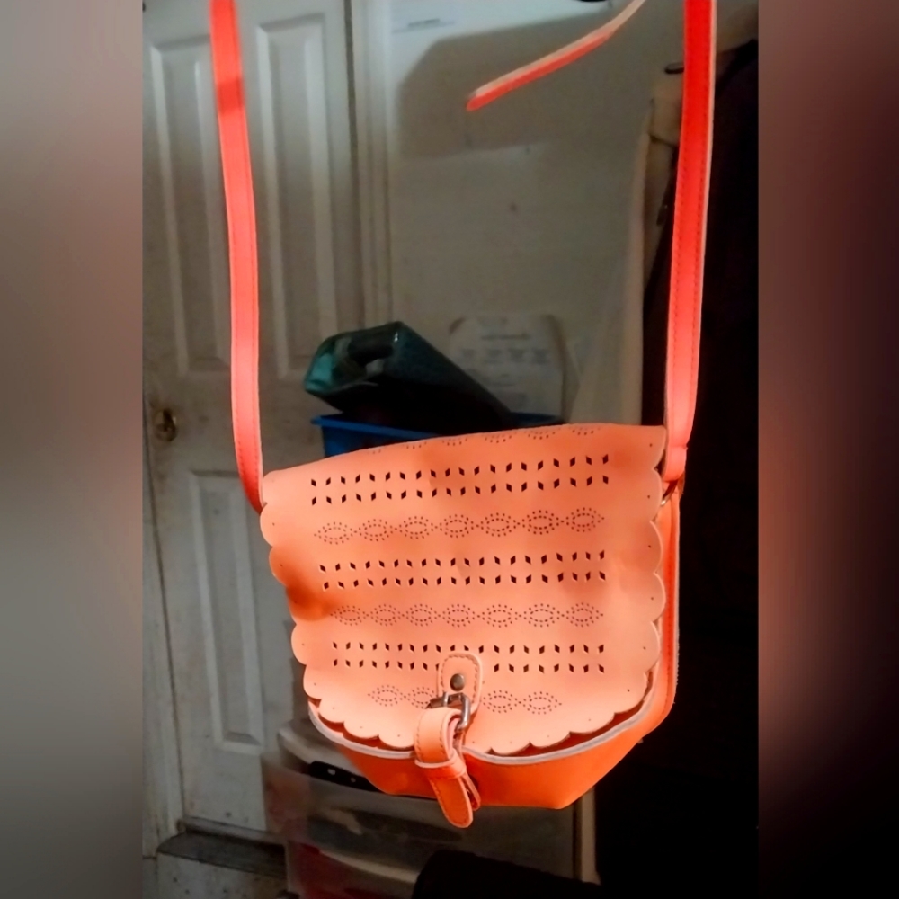 American Eagle Outfitters Mini Orange Crossbody Bag